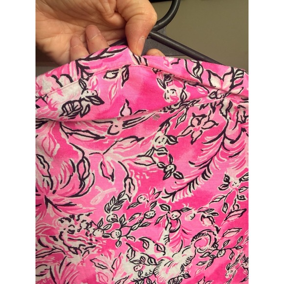 Lily Pulitzer pink women's top pajama shirt large - Picture 5 of 7